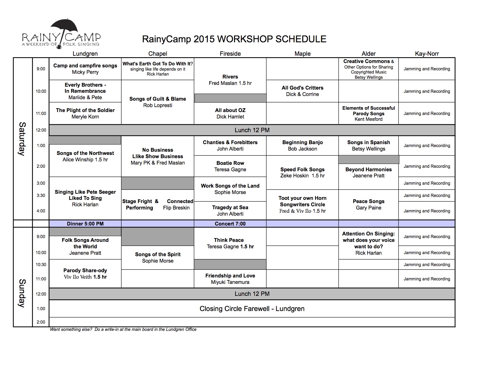 Workshop schedule 2015-v3